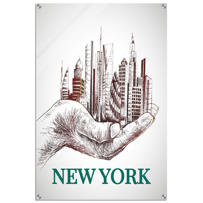 NY in a Palm