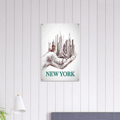 NY in a Palm